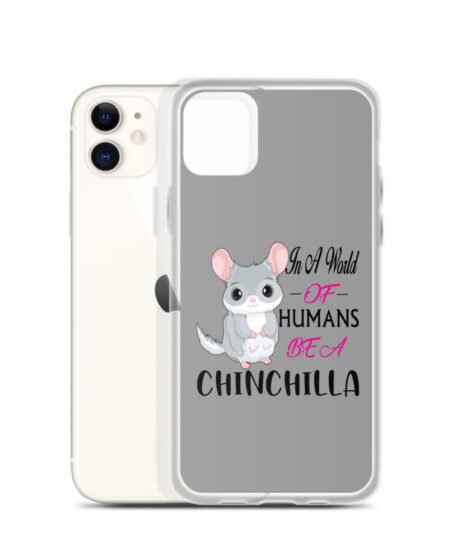 Chinchilla in World of Humans iPhone Case