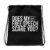 Does My Free Speech Scare You? Drawstring bag