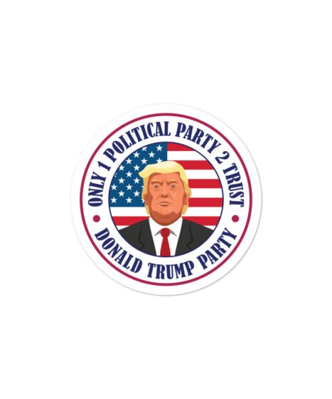 Donald Trump Party ( MAGA )Bubble-free stickers