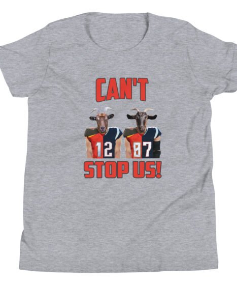 Can’t Stop Us: Brady & Gronk Youth Short Sleeve T-Shirt